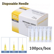 100pcs/box 30G Disposable Painless Small Needle 4mm/6mm/13mm Ultrafine Tattoo Needle Beauty Injectio