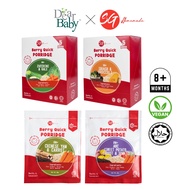 SG Homemade Berry Quick Porridge | Baby Cereal Riceberry | 8M+ | No Preservatives | Travel-Friendly