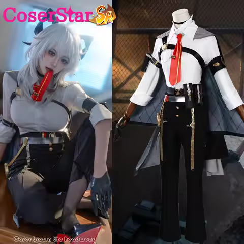 CoserStar-SR Game Wuthering Waves WuWa Zani Cosplay Costume Outfit Dress Carnival Halloween Party Ro