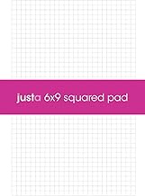 justa 6x9 squared pad - Graph Paper Math Squared | Calligraphy | Pattern Design | Geometry | Squared