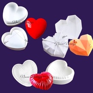 Silicone mold heart-shaped pan silicone heart 3D Love
