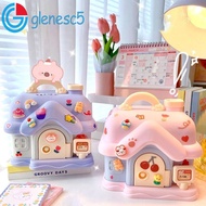 GLENES Cash Box Toy For Kids Interesting Save Money Key Unlocking Home Decoration Password Money Sav