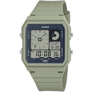 【柒號本舖】CASIO 卡西歐復古電子錶-淡綠 # LF-20W-3A (台灣公司貨)