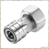 [L U T I] Pressure Washer Garden Hose Adapter- Stainless Steel 3/4" GHT to 1/4" Quick Connect Fittin