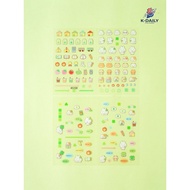D-DAY Lucky Charm Goal Stickers (2 Sheets) - Exam & Planner Decor