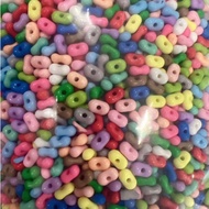 昆花生串珠3x6 Ready Stock Mix Color peanut beads 3x6