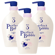 SENKA 專科 超微米完美泡泡沐浴乳 甜蜜花果香  500ml  3瓶