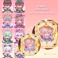 HSR MAHOU SHOUJO LENTICULAR PHOTO STICKER (HONKAI STAR RAIL FAN MERCH)