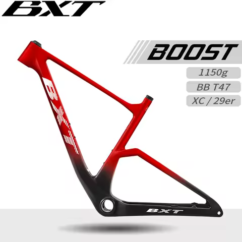 BXT Carbon MTB Carbon Frame UDH Hanger T47 Full Internal Routing Boost 12X148mm Mountain Bike Frame