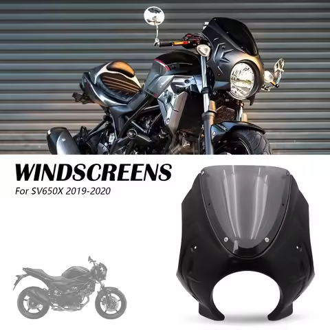 Motorcycle Windshield Windscreens For SV650X SV 650X SV650X 2019-2020 Front Headlight Fairing Retro 
