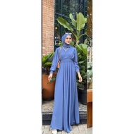 Jawara Fashion (Can COD) Gaudi Dress/ Sruty Baby Doll Gamis/ Full/ Women's Religious/Muslim Clothes/