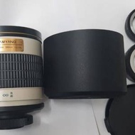 Samyang 500mm f6.3 波波 反射鏡 canon EF nikon sony  leica fujifilm  M43