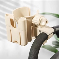 Plastic Stroller Cup Holder 2 IN 1 Universal Stroller Cup Holder Bottle Cup Can Holder ABS Plastic H