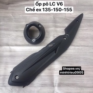 Ốp pô Exciter / Ex135 150 155 mẫu LC V6