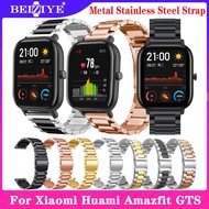 20mm สายนาฬิกา Metal Stainless Steel Strap For Xiaomi Huami Amazfit GTS 42mm นาฬิกาสมาร์ท Bracelet W