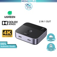 UGREEN USB-C HDMI Switch 2 in 1 out Display Screen Switcher 4K 60Hz HDR HDCP iPhone 16 MacBook PS5 M