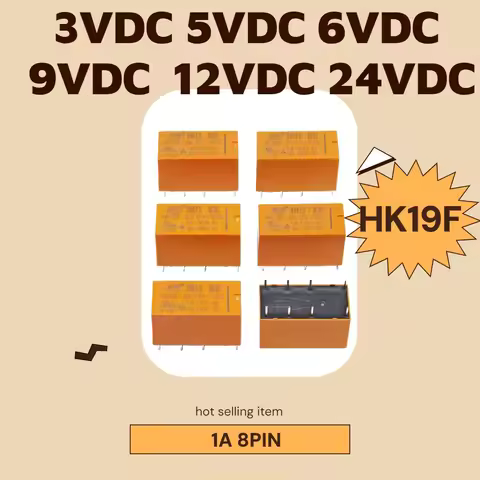 1-10pcs Relay HK19F-DC3V-SHG HK19F-DC5V-SHG HK19F-DC6V HK19F-DC12V HK19F-DC24V HK19F-DC24V HK19F 3V 