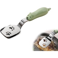 2-in-1 Stainless Steel Spatula Tongs: Non-Slip Cooking & Grilling Tool for Flipping, Lifting, & Serv