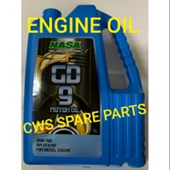 NASA GD9 20W/50 API CF4/SF FOR DIESEL ENGINE OIL 5LITER