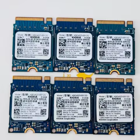 Toshiba KIOXIA 512GB SSD BG4 2230 KBG40ZNS512G 20DEC2019 DP/N 08C3CP Z9KPE817PTML
