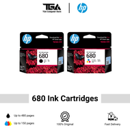 HP 680 Black / Color Ink Cartridge [Original] Ink Printer HP 1110, 1115, 2130, 2135, 3630, Envy 4520, OfficeJet 3830, 4650