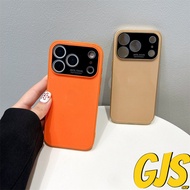 Luxury Glass Back Panel Shockproof Large Window Phone Case for IPhone12 11 13 14 15 16 17PRO PM AIR