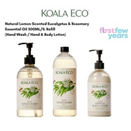 Koala Eco Natural Lemon Scented Eucalyptus &amp; Rosemary Essential Oil 500ML/1L Refill (Hand Wash / Hand &amp; Body Lotion)