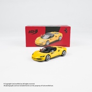New Store Model Car Model BBR 1: 64 Ferrari 296 GTB Yellow Alloy Car Model