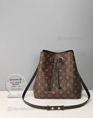 ✨(25年傑出商戶) Louis Vuitton LV NéoNoé MM 手袋 黑色 單肩包 老花 斜孭袋 水桶袋 生日禮物 gift 💎紫鑽認證💎超多details實圖 有意可以PM 🌵wts:5