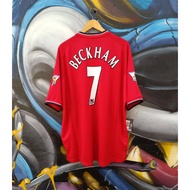 High-quality 2000/02 Manchester United David Beckham No. 7 home retro jersey