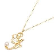 【二手】MIKIMOTO本字母珍珠項鍊，頸圍38.5/42.5厘米，18K（黃金），女士字母珍珠項鍊