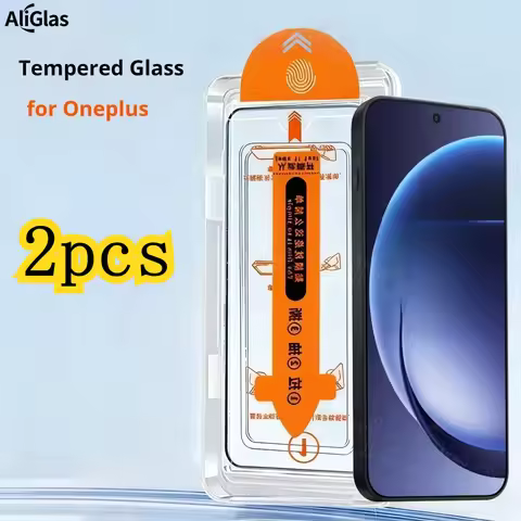 2Pcs HD Screen Protector Tempered Glass for OnePlus 15 11 ACE6t 13T 13R 12R 11R Pro Full-Cover Gloss