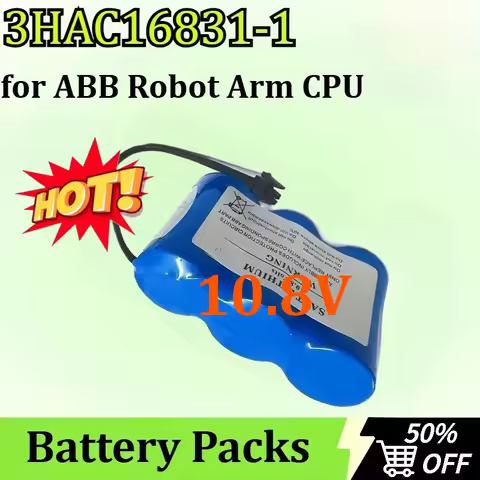 New 10.8V 3HAC16831-1 Battery for ABB Robot Arm CPU Non-rechargeable Lithium Battery Pack