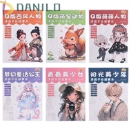 DANILO Comics Line Draft Book, Novice Zero Basic Anime Sketch Manga Sketching Tutorial, Cartoon Trac