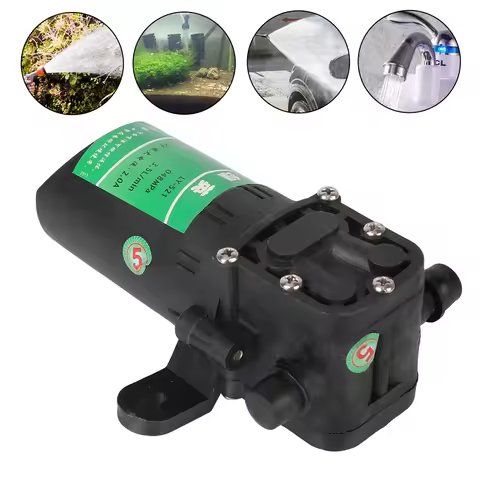 Micro High Pressure Diaphragm Agricultural Electric Water Pump 3.5L/min DC12V Water Spray Car Wash D