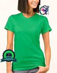 🔥HOT SALE🔥 Plain Round Neck T-Shirt For Men women, (Unisex) Short sleeve 100% Cotton, XS-5XL , Kelly Green  Colour In High Quality, Baju kepas Lowest Price Only With SK Famous Fashion