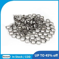 120Piece 1/2 Inch PEX Cinch Clamp Ring Cinch Crimp Ring Cinch Clamp for PEX Fitting Connections,