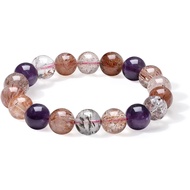 ZHOU LIU FU Natural Gemstones Beaded Bracelets Healing Gemstone Stretch Bracelet Dainty Jewelry for 