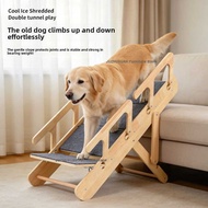 Pet Ladder Climbing Ladder For Elderly Dogs Foldable Bedside Staircase