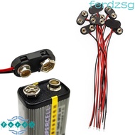 JENNIFERDZSG 10Pcs Battery Clip Connector, I / T Type Cable Battery Holder Battery Holder Clip, Blac