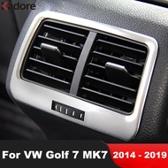 Car Armrest Rear Air Vent Outlet Cover Trim For Volkswagen vw golf 7 GOLF7 MK7 2014-2019 Interior Ac