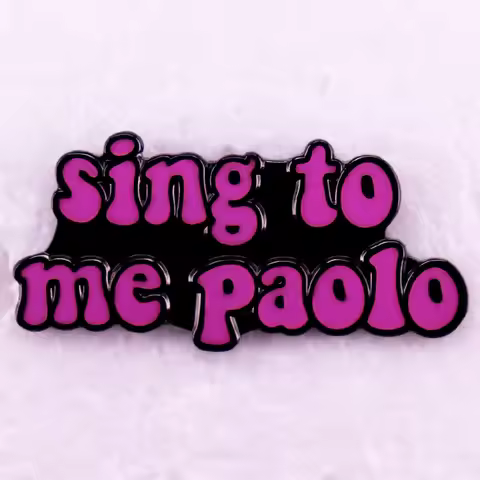 sing to me paolo brooch badge The Lizzie McGuire Movie Enamel Pin Fashion Jewelry Decoration