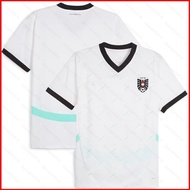 SY5 UEFA Euro 2024 Austria away Jersey Football Short Sleeve Sports Tshirts Child Adult Plus Size YS