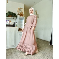 SYIRAASWARDROBE/ ELISKA DRESS/Dress Murah / Dress simple/dress cantik