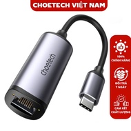 Hub chuyển Choetech HUB-R02 từ Type C sang RJ45 2.5Gbps (Hàng chính hãng)