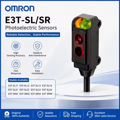 OMRON Photoelectric Sensors E3T-SL11 E3T-SL12 E3T-SL13 E3T-SL14 E3T-SL21 E3T-SL22 E3T-SL23 E3T-SL24 