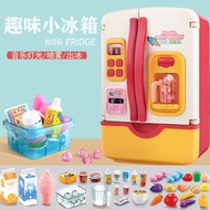 Pretend Play Kitchen Toys Set Mini Fridge / Refrigerator