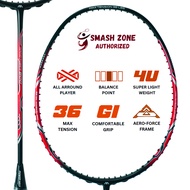 Raket Badminton POWERMAX Nano Tubes 800 Super Ringan 4U 36 Lbs Speed Frame High Modulus Graphite