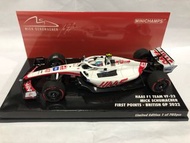 Minichamps 1:43 F1 Haas Mick Schumacher first point