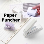Mini Hole Puncher Paper Punch Adjustable 1-Hole 6-Hole Handheld Metal Round Hole 6mm for A4 A5 B5 Sc